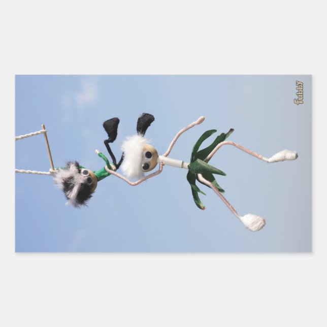 Fubby forces, Hang in There, I got you Rectangular Sticker (Front)