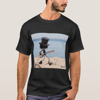 Fubby guitarist with Slash look alike hat. T-Shirt