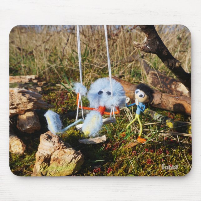 Fubby sample on the rocking. mouse mat (Front)