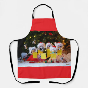 Fubby's forming a Christmas choir for the Christma Apron