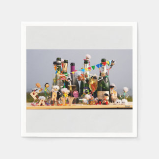 Fubby's having a party, congratulations! napkin