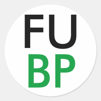 FUBP CLASSIC ROUND STICKER