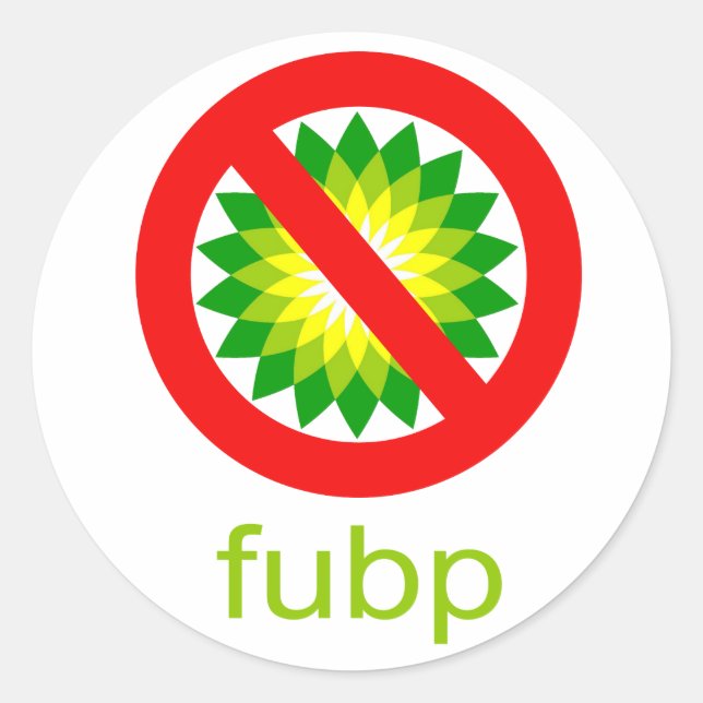 FUBP CLASSIC ROUND STICKER (Front)