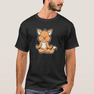 Fuchs Fox Relaxfox Yoga Animal Position Vintage Fr T-Shirt