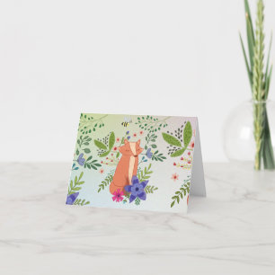 Fuchs im Busch Note Card