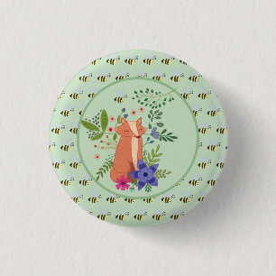 Fuchs im Wald 3 Cm Round Badge