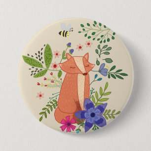 Fuchs im Wald  7.5 Cm Round Badge