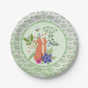 Fuchs im Wald Pappteller Paper Plate