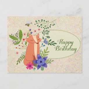 Fuchs im Wald Postcard