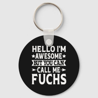 Fuchs Surname Call Fuchs Family Team Last Name Key Ring