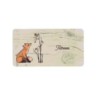 Fuchs und Rotkehlchen Label