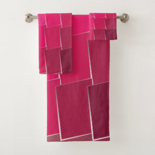fuchsia 11 bath towel set