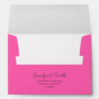 Fuchsia A7 Envelope minimalist & in inviting tone