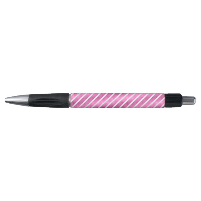 Fuchsia and white five stripes pattern (Front)