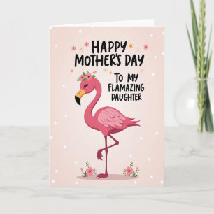 Fuchsia Bird Mothers Day Card