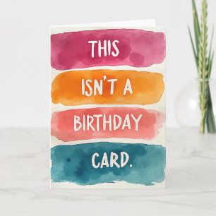 Fuchsia Birthday Brush Card