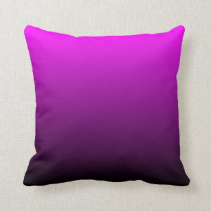 Gradient Decorative & Throw Cushions GRADIENT VELVET PILLOW PURPLEFUSCHIA