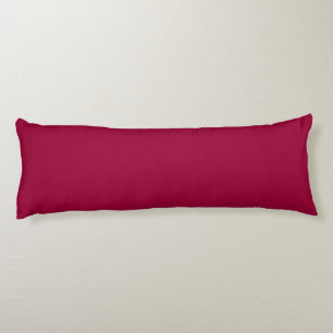 Fuchsia Burgundy solid plain colour Body Cushion