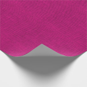 Fuchsia Burlap Texture Wrapping Paper