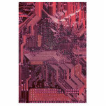 Fuchsia Cyber Circuit Board Tech Art Electronics Photo Sculpture Decoration<br><div class="desc">Unleash your inner tech visionary with our electrifying circuit board art. This isn't just a design; it's a statement. Immerse yourself in the world of innovation with our bold colorways: serene blue, enigmatic purple, opulent gold, or vibrant fuchsia. Each piece is a fusion of art and technology, transforming the complex...</div>
