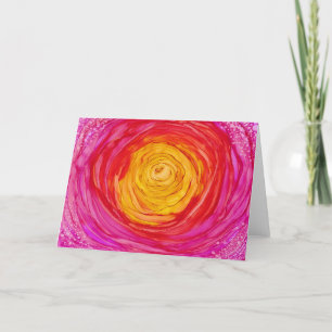 "Fuchsia Dream" - All Occasion Greeting Card