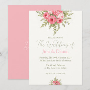 Fuchsia Dream Invitation