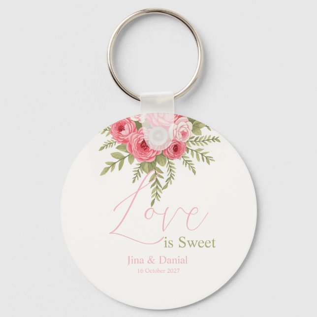 Fuchsia Dream Key Ring (Front)