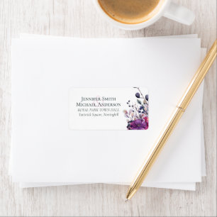 Fuchsia Dreams ADDRESS LABELS Wedding Floral