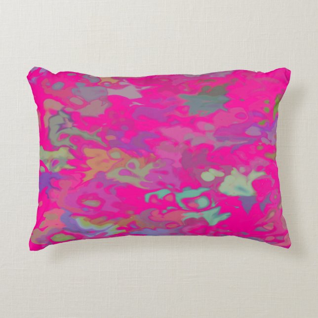 Fuchsia Dreams Decorative Cushion (Front)