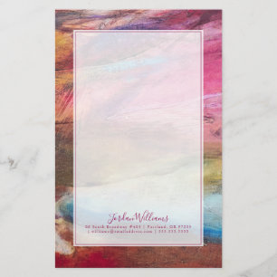 Fuchsia Expression Stationery