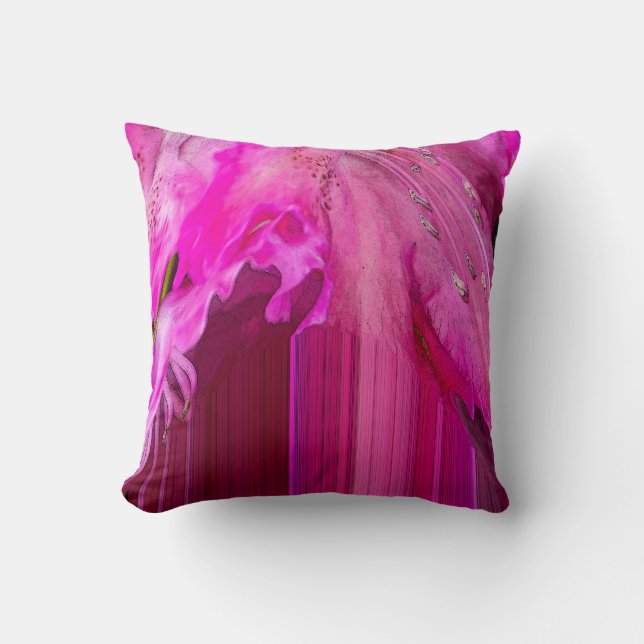 Fuchsia fantasy cushion (Front)