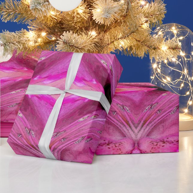 Fuchsia fantasy    wrapping paper (Holidays)