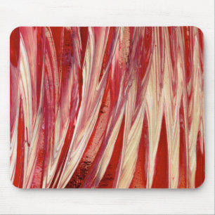 Fuchsia Feather Fringe Mouse Mat