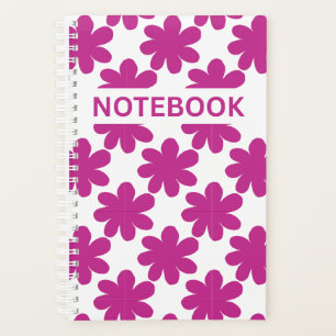 Fuchsia Floral Background Bold & Feminine Aesthe Planner