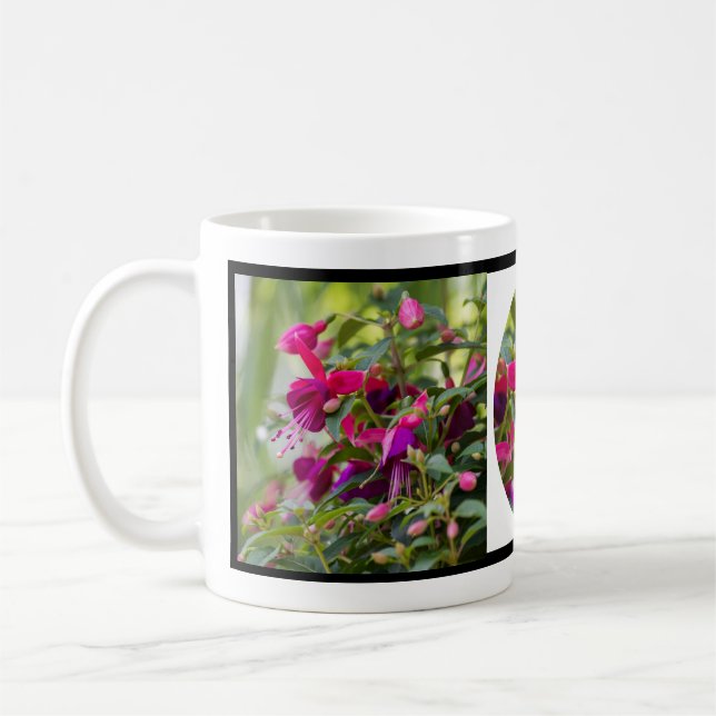Fuchsia Garden Coffee Mug (Left)