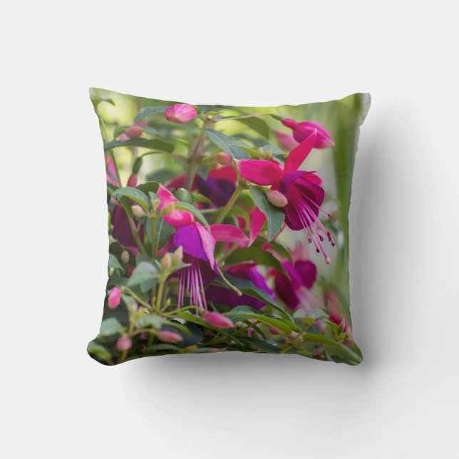 Fuchsia Garden Cushion (Front)