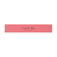 Fuchsia Garden Roses - Invitation belly band