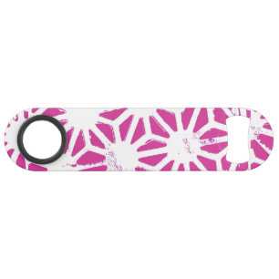 Fuchsia geometric pattern