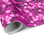 Fuchsia Gold Pink Rose Glitter  Wedding Bridal Wrapping Paper<br><div class="desc">Elegant minimal glitter decor
flrenceK</div>