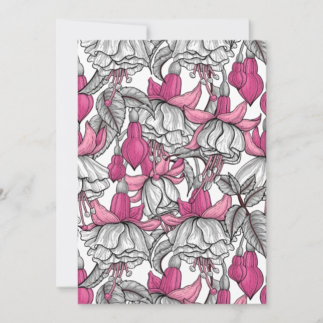 Fuchsia in white and pink (Front)