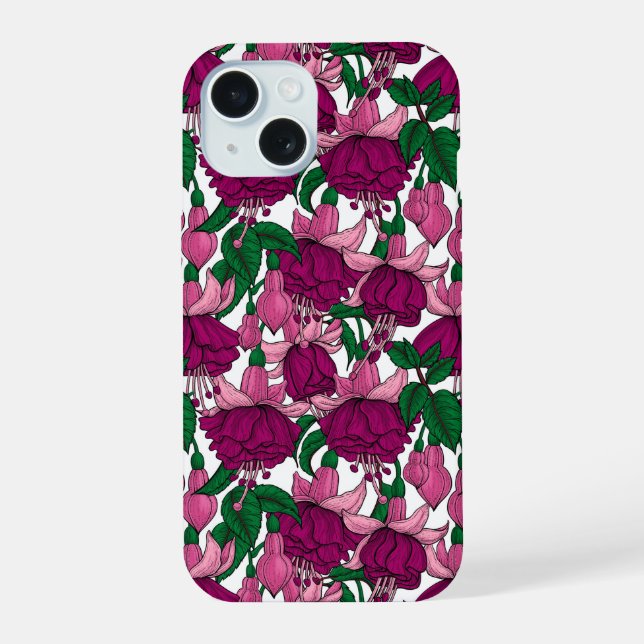 Fuchsia iPhone 15 Case (Back)