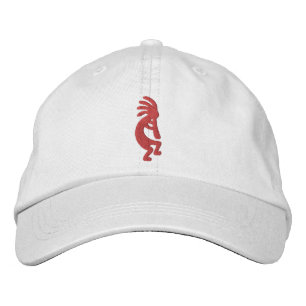 Fuchsia Kokopelli Pink Embroidered Hat