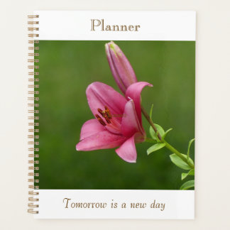Fuchsia Lily Planner