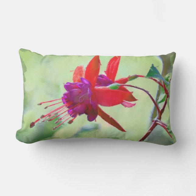 Fuchsia Outdoor Pillow (Front)