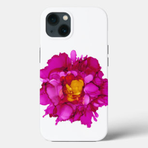 Fuchsia Peony--customisable!! iPhone 13 Case