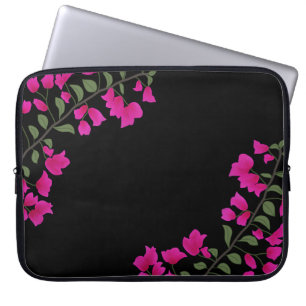 Fuchsia Pink Bougainvillea Laptop Sleeve