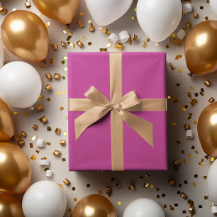 Fuchsia Pink Wrapping Paper Roll