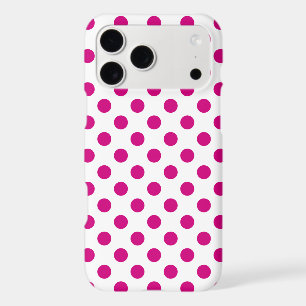 Fuchsia polka dots