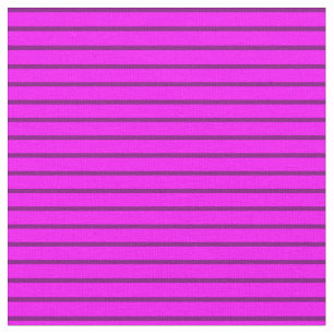 Fuchsia & Purple Coloured Pattern of Stripes Fabric
