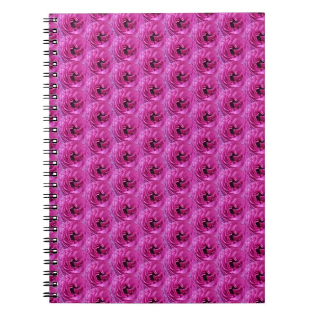 Fuchsia Ranunculus - Modern Floral Design Notebook (Front)